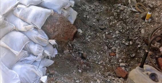 Hallan una bomba de la II Guerra Mundial