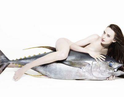 Fotos: Lizzy Jagger al natural para proteger a los peces