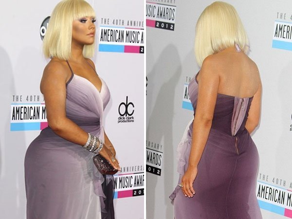 El look de Christina Aguilera en los American Music Awards
