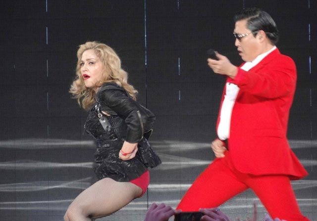 Video: Madonna baila el 'Gangnam style' con PSY