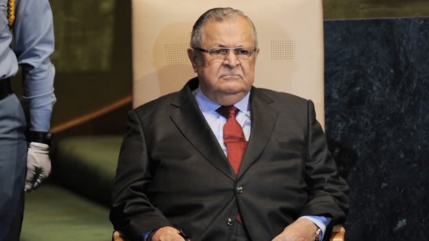 El presidente de Iraq sufrió un infarto