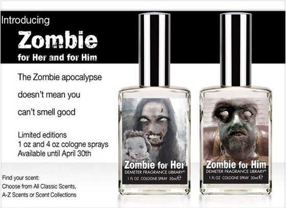 Así actúa el perfume contra el apocalipsis zombi