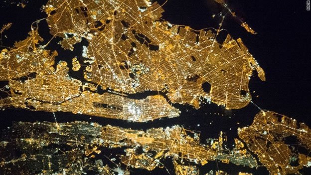 Foto: Así se ve Nueva York desde el espacio