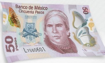 Así es el nuevo billete de 50 pesos