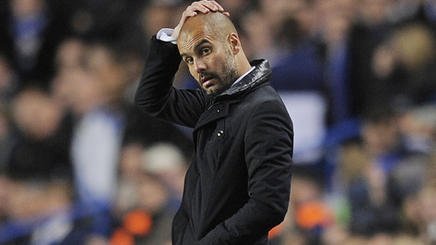 Pep Guardiola furioso con el FC Barcelona
