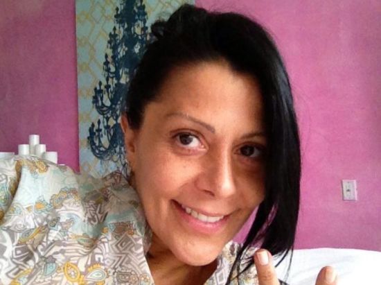 Foto de Alejandra Guzmán al natural sin maquillaje