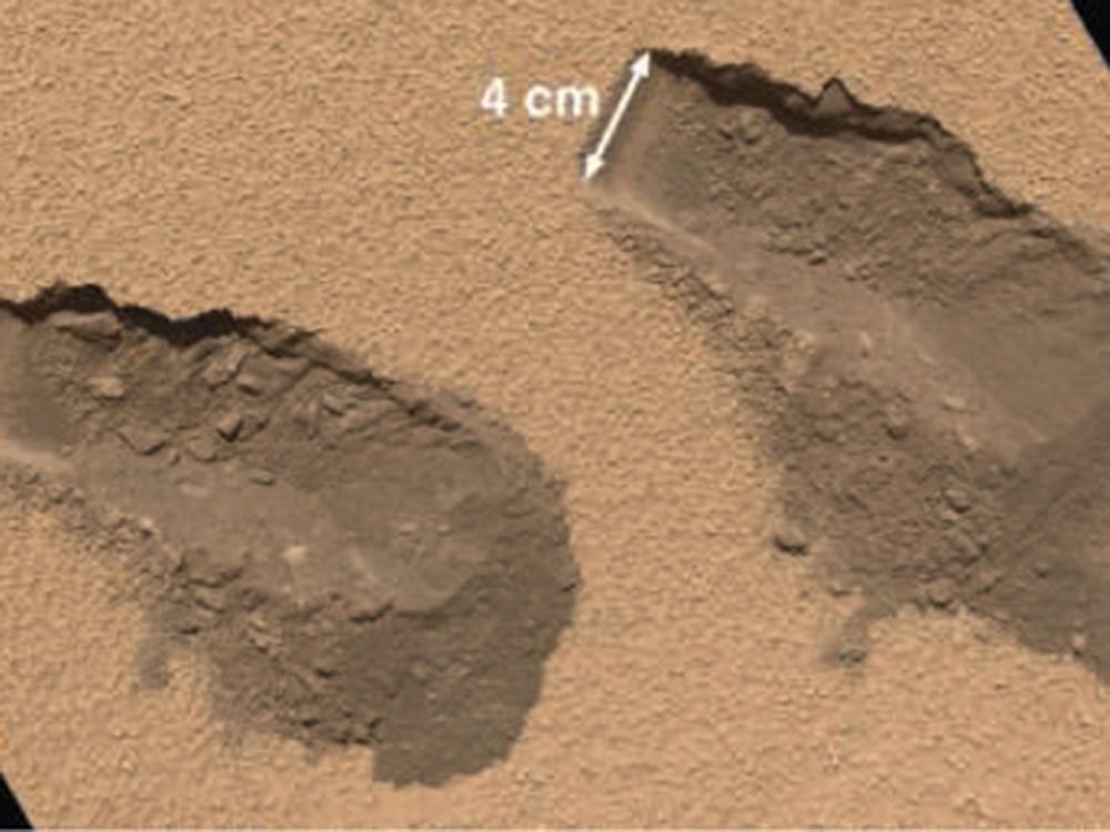El Curiosity encuentra agua en Marte