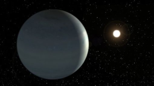 Hallan un sistema solar de siete planetas