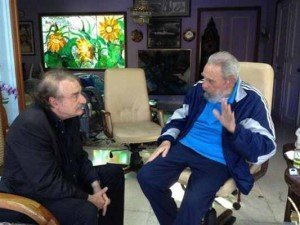 Reaparece Fidel Castro con el periodista Ignacio Ramonet - Fotos