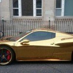 Mira la Ferrari de oro del campeón mundial de kickboxing - Fotos Mira la Ferrari de oro del campeón mundial de kickboxing-2